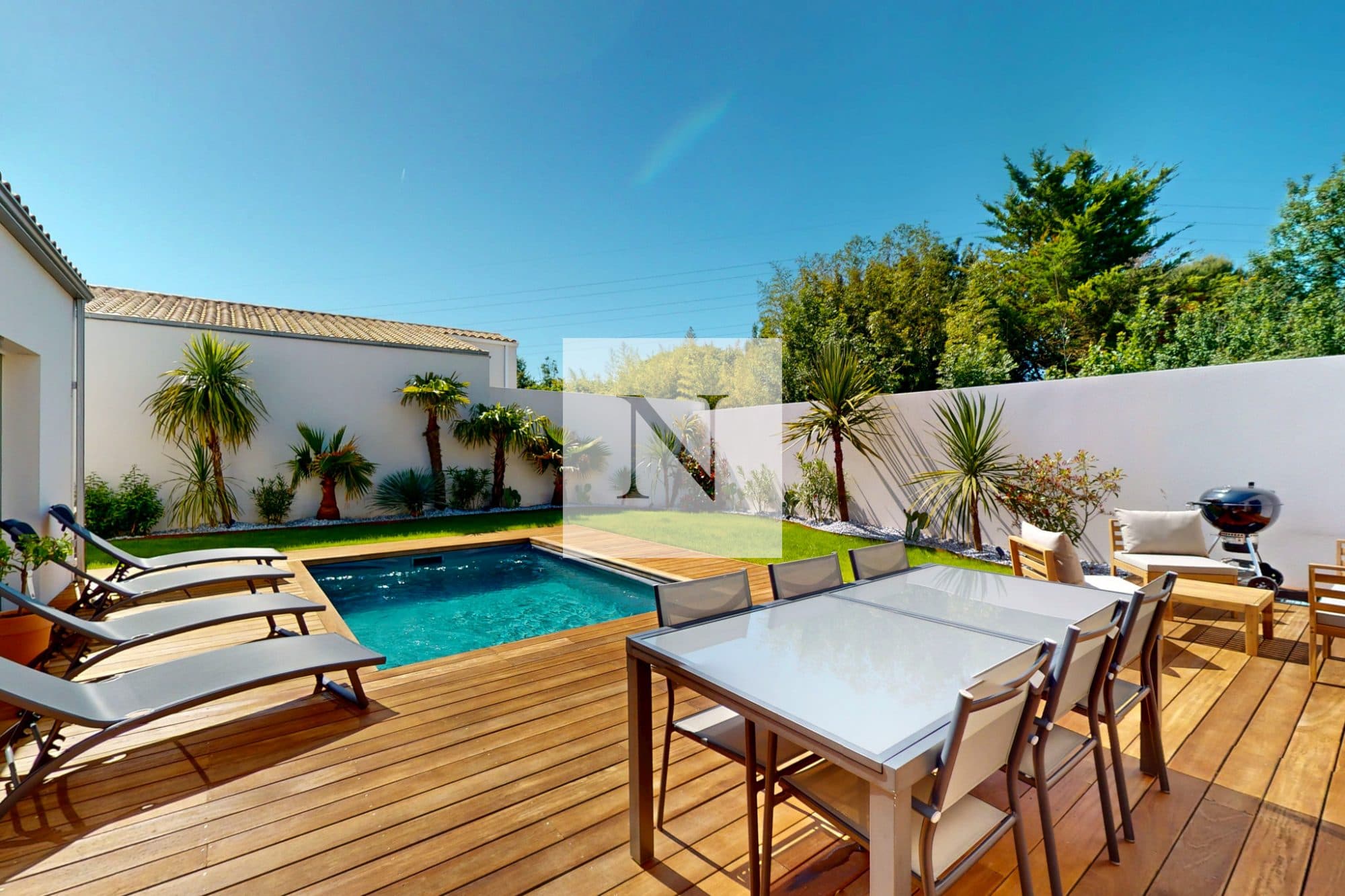 Contemporary 2023 house of 150 m² — swimming pool — DPE A — Lagord